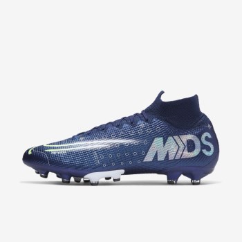 Nike Mercurial Superfly 7 Elite MDS AG-PRO - Női Focicipő - Kék/Fehér/Fekete/Metal Titán